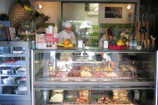 The gelato counter in La Spezia